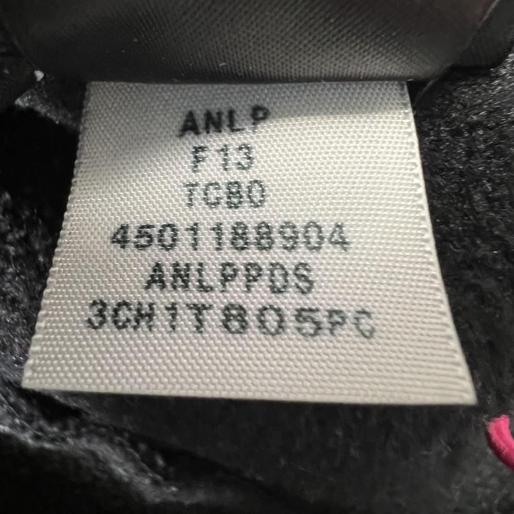 The North Face Denali Fleece Jacket Womens Small Black Pink Polartec F13 Gorpco - Picture 4 of 7